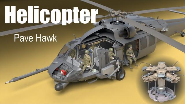 How does a military helicopter work? (pave hawk) How does a military helicopter work? (pave hawk)