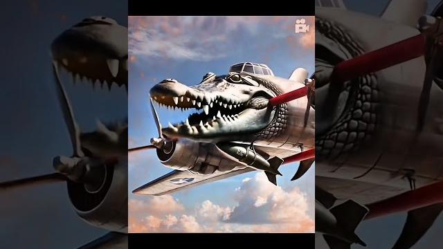 Bombardino crocodilo turns into a shark Bombardino crocodilo turns into a shark