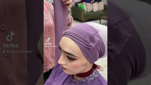 En pratik drapeli türban yapımı En pratik drapeli türban yapımı