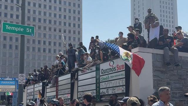 Jessica palmadessa is live- ice protest day 4 downtown los angeles Jessica palmadessa is live- ice protest day 4 downtown los angeles