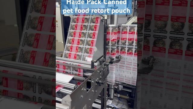 Haide pack canned pet food retort pouch making. #retortpouch #cannedfood #catfood #petfood Haide pack canned pet food retort pouch making. #retortpouch #cannedfood #catfood #petfood