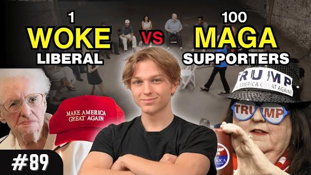 1 liberal vs 100 trump supporters | ep 90 1 liberal vs 100 trump supporters | ep 90