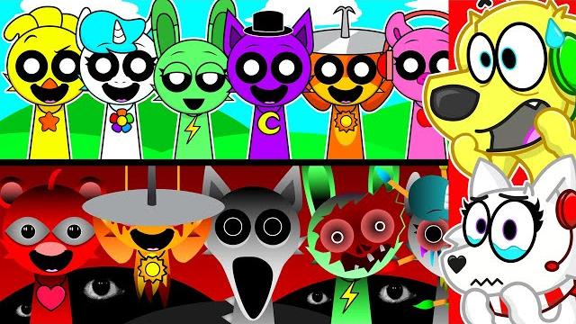 Sprunki smiling critters got scary.. Sprunki smiling critters got scary..