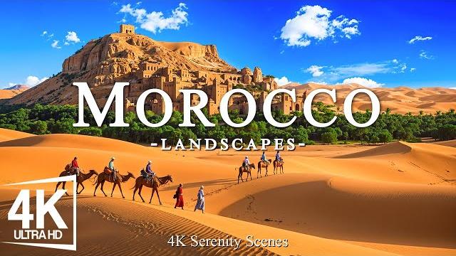Morocco 4k - from sahara dunes to blue streets of chefchaouen - explore the magic of north africa Morocco 4k - from sahara dunes to blue streets of chefchaouen - explore the magic of north africa