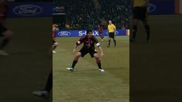 Gattuso defending #championsleague Gattuso defending #championsleague
