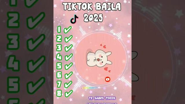 Si te sabes el tiktok baila! 2025│nuevos trends de tiktok│bailando tik tok #2025 #tiktok Si te sabes el tiktok baila! 2025│nuevos trends de tiktok│bailando tik tok #2025 #tiktok