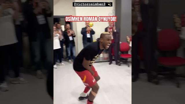 Osimhen roman havası oynuyor! Osimhen roman havası oynuyor!