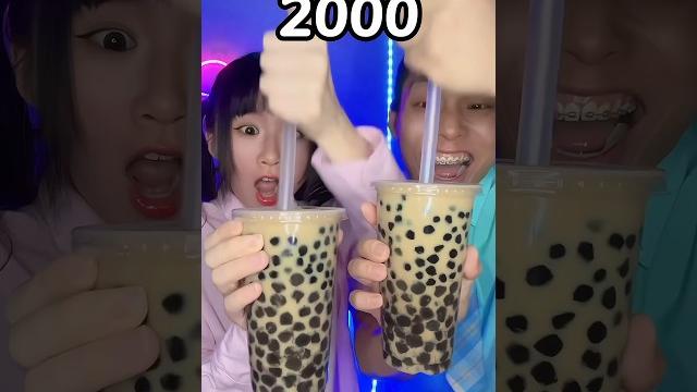 Bubble tea in the future #shorts #asmr #boba Bubble tea in the future #shorts #asmr #boba