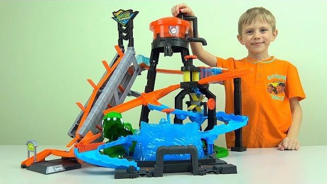 Автомойка хот вилс с крокодилом и водонапорной башней - hot wheels ultimate gator car wash for kids Автомойка хот вилс с крокодилом и водонапорной башней - hot wheels ultimate gator car wash for kids