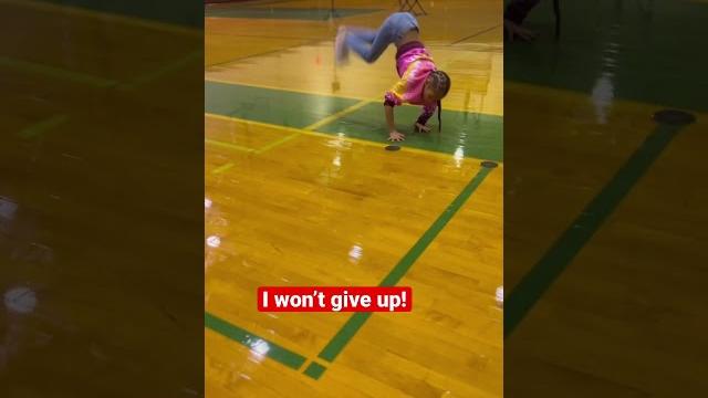 Trying a back handspring! #shorts #backhandspring Trying a back handspring! #shorts #backhandspring