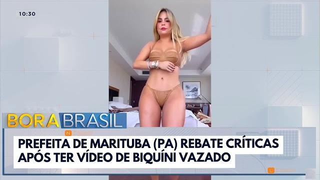 Prefeita de marituba (pa) rebate críticas após ter vídeo de biquíni vazado | bora brasil Prefeita de marituba (pa) rebate críticas após ter vídeo de biquíni vazado | bora brasil