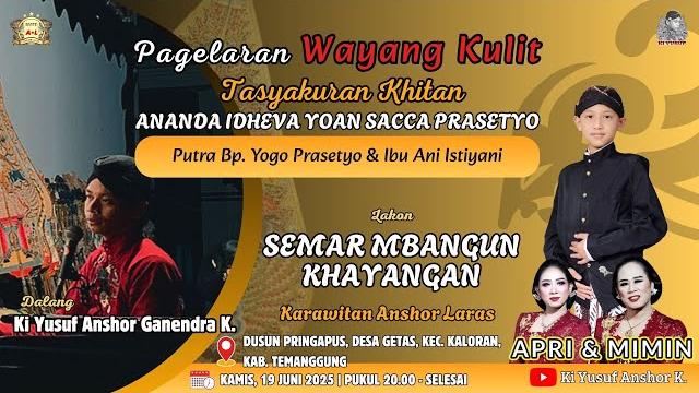 Live wayang ki yusuf anshor / semar mbangun khayangan / bt apri & mimin / pringapus, temanggung Live wayang ki yusuf anshor / semar mbangun khayangan / bt apri & mimin / pringapus, temanggung
