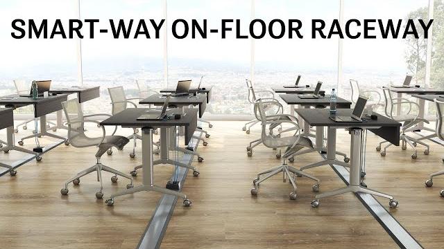 Own the floor | smart-way on-floor raceway system Own the floor | smart-way on-floor raceway system