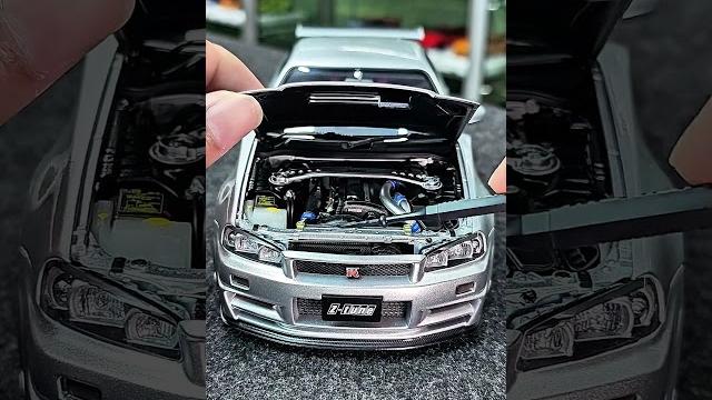 Short review engine 1/18 autoart nissan skyline gt-r34 nismo z-tune #r34 #nismo #gtr #ztune #jdm Short review engine 1/18 autoart nissan skyline gt-r34 nismo z-tune #r34 #nismo #gtr #ztune #jdm