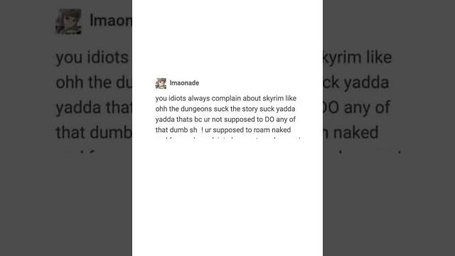 A skyrim tumblr post A skyrim tumblr post