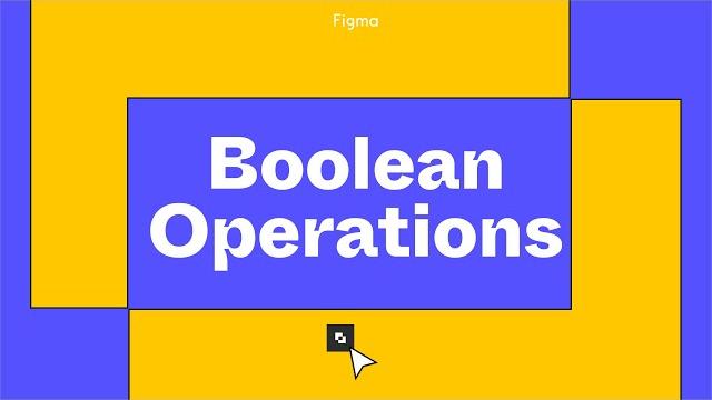 Figma tutorial: boolean operations Figma tutorial: boolean operations