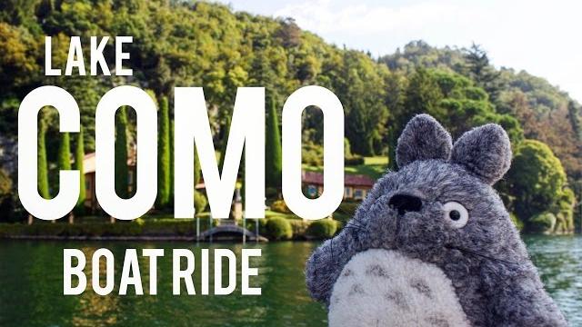Totoro in italy | lake como boat ride Totoro in italy | lake como boat ride