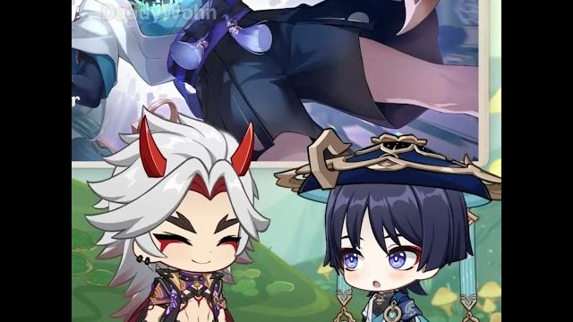 Everytime genshin vas talk about their chibis Everytime genshin vas talk about their chibis