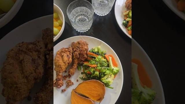 Dinnerideas episode-14 #foodshorts #dinnerrecipes #sautéedveggies #chickenfry #sweetpotato #food Dinnerideas episode-14 #foodshorts #dinnerrecipes #sautéedveggies #chickenfry #sweetpotato #food