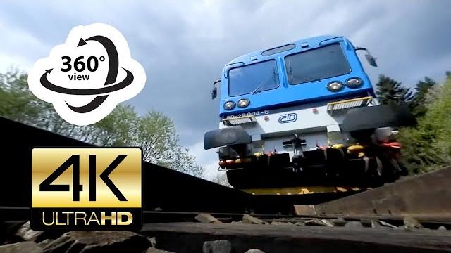 360° camera under train (4k) virtual reality 360° camera under train (4k) virtual reality