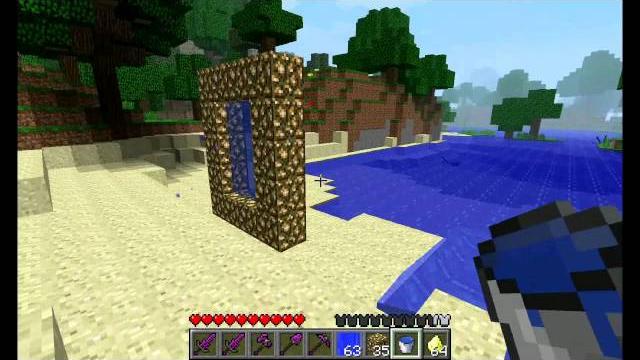 Minecraft how to make an aether portal Minecraft how to make an aether portal