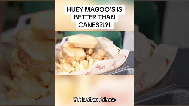 Is huey magoo’s better than canes?!?!?! Is huey magoo’s better than canes?!?!?!