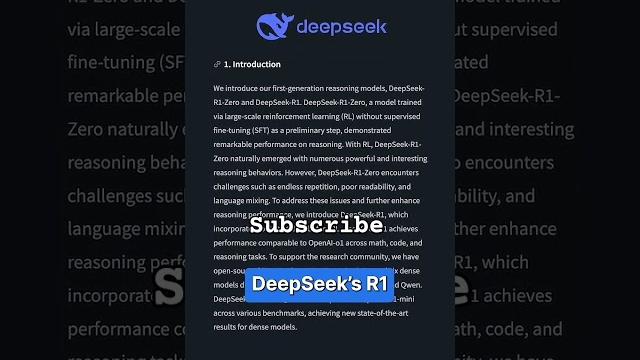 Deep seek r1 #deepseekr1 Deep seek r1 #deepseekr1