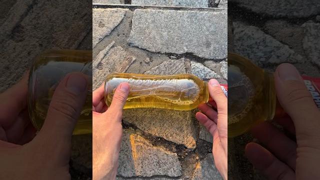 Бутылка и лестница / breaking glass bottles Бутылка и лестница / breaking glass bottles