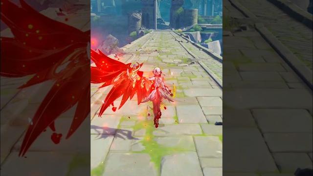 Characters who can fly without glider #genshinimpact Characters who can fly without glider #genshinimpact