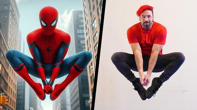 Spider-man stunts challenge in real life! Spider-man stunts challenge in real life!