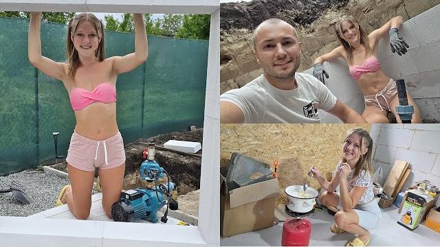 Строим кессон для абиссинской скважины Строим кессон для абиссинской скважины