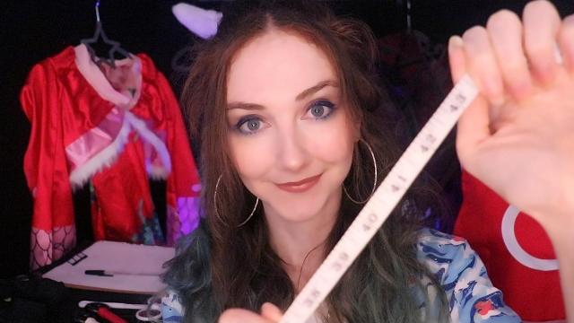 Asmr measuring you at the cosplay shop Asmr measuring you at the cosplay shop
