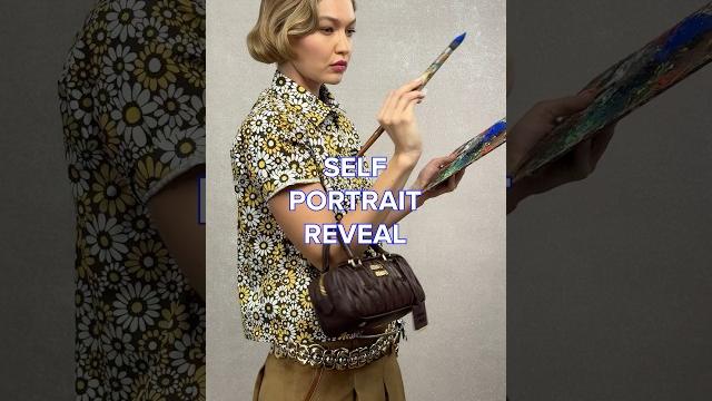 Miu miu’s painting lesson with gigi hadid. #miumiu Miu miu’s painting lesson with gigi hadid. #miumiu