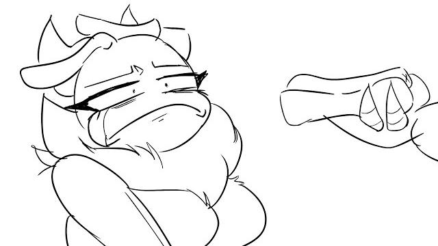 Sakuroma is uncomfortable... (animation) Sakuroma is uncomfortable... (animation)