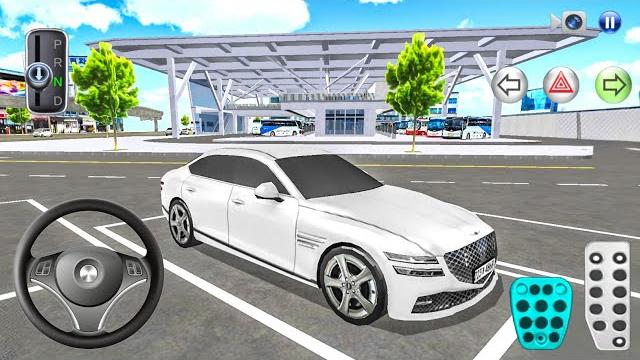 New sedan car genesis g80 in bus terminal parking - 3d driving class android ios 2025 - gameplay New sedan car genesis g80 in bus terminal parking - 3d driving class android ios 2025 - gameplay