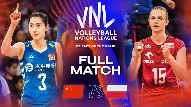 Chn vs. pol - full match | semifinals | women's vnl 2023 Chn vs. pol - full match | semifinals | women's vnl 2023