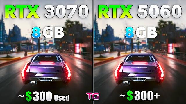 Rtx 5060 vs rtx 3070 - test in 10 games Rtx 5060 vs rtx 3070 - test in 10 games