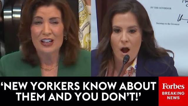 Breaking: stefanik goes completely nuclear on hochul over crimes committed by illegal immigrants Breaking: stefanik goes completely nuclear on hochul over crimes committed by illegal immigrants