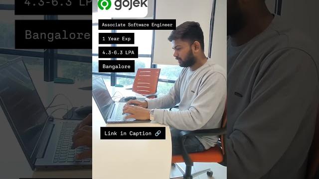 Gojek is hiring for the associate software engineer ||#shorts #ytshorts #youtubeshorts #utsavchavda Gojek is hiring for the associate software engineer ||#shorts #ytshorts #youtubeshorts #utsavchavda