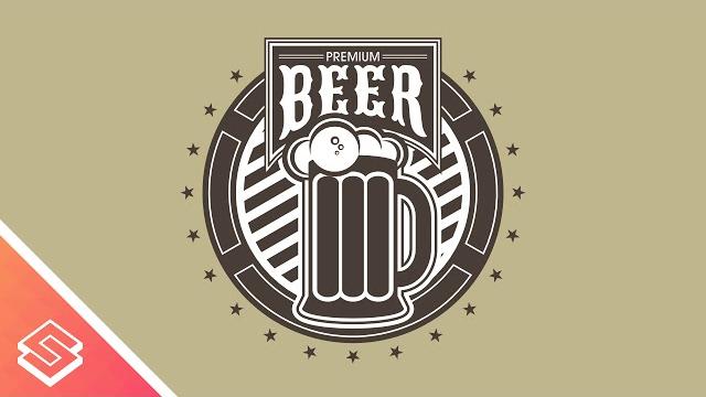Premium beer logo design in inkscape Premium beer logo design in inkscape