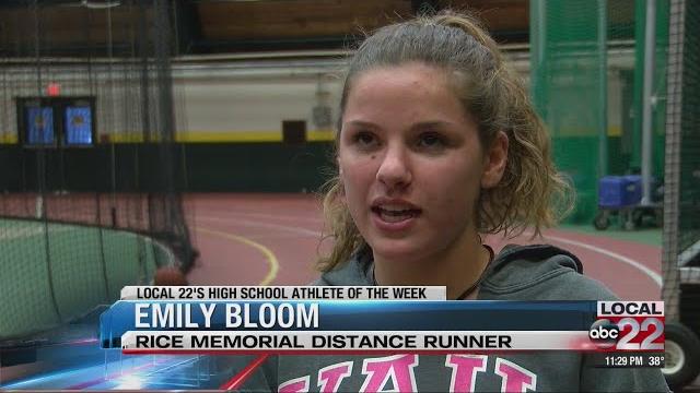 Athlete of the week: rice's emily bloom Athlete of the week: rice's emily bloom