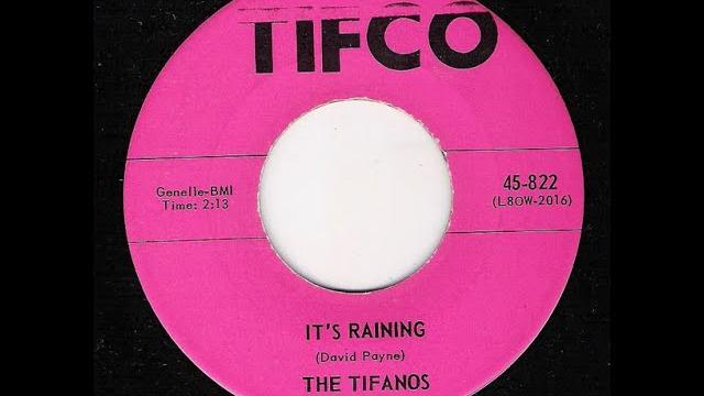 The tifanos - it's raining 1960 The tifanos - it's raining 1960