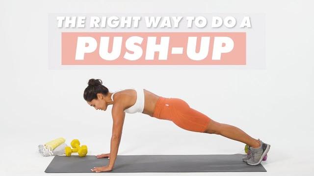 How to do a push-up | the right way | well+good How to do a push-up | the right way | well+good