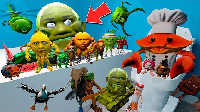 Toilet vs all new italian brainrot animals & lin gang melon family spartan kicking in garry's mod! Toilet vs all new italian brainrot animals & lin gang melon family spartan kicking in garry's mod!
