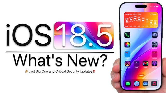 Ios 18.5 is out! - what's new? Ios 18.5 is out! - what's new?