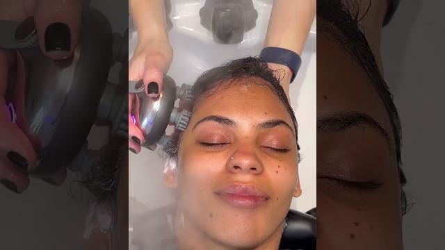 Asmr luxury japanese head spa water massage #shorts Asmr luxury japanese head spa water massage #shorts
