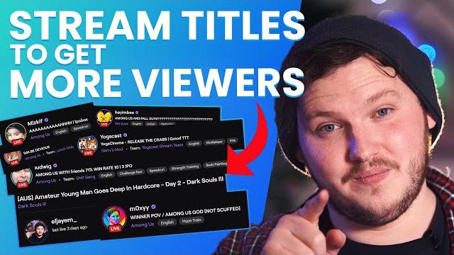 How to title your twitch stream to get more viewers! How to title your twitch stream to get more viewers!