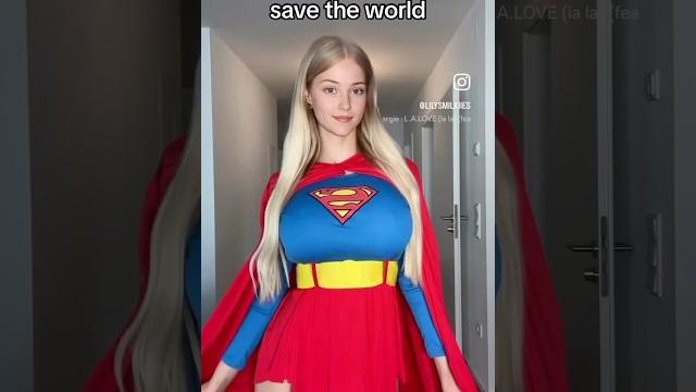 Cosplay time! big tits #shorts Cosplay time! big tits #shorts