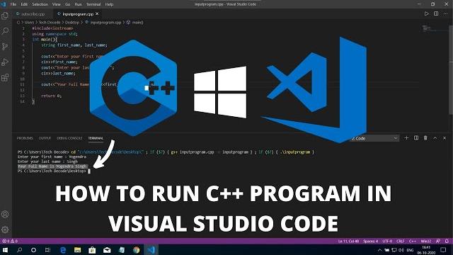 How to run c++ in visual studio code on windows 10 2022 best ide How to run c++ in visual studio code on windows 10 2022 best ide