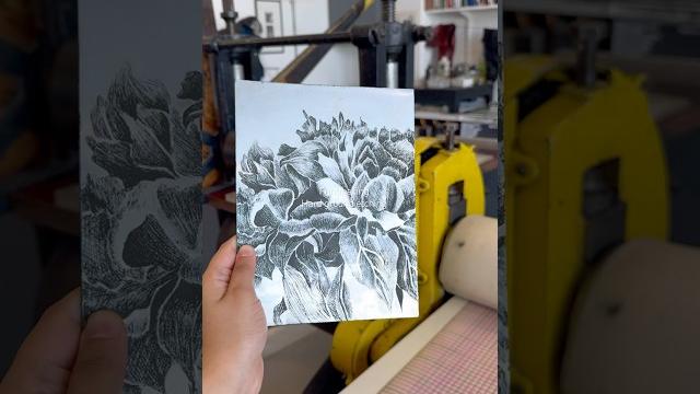 Printmaking process! #printmaking Printmaking process! #printmaking